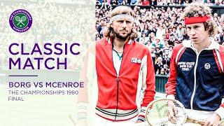 Bjorn Borg vs John McEnroe | Wimbledon 1980 Final | Full Match