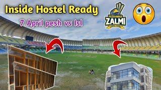 Breaking News Arbab niaz cricket stadium peshawar latest update peshawar zalmi vs isl united 7 april