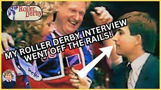 ROLLER DERBY SKATERS GET HOSTILE WITH ANNOUNCER, TOM CHASUK, DURING TV INTERVIEW! #rollerderby #tv