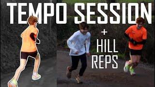 TEMPO SESSION + HILLS | Sub 5 minute mile training