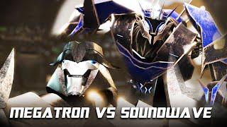 Transformers Prime Origins - Megatron vs Soundwave