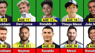 AGE Comparison: Famous Footballers And Their FIRST Son/Daughter