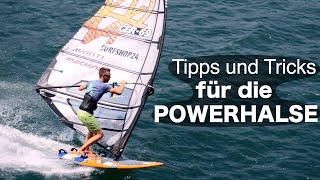 Windsurf-Lernen: Die Powerhalse stehen & durchgleiten!  | Tutorial