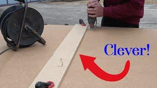 ALWAYS Dead Straight Cuts with your Jigsaw! | Most Helpful Wood Working Tools - Woodworking Tips #4