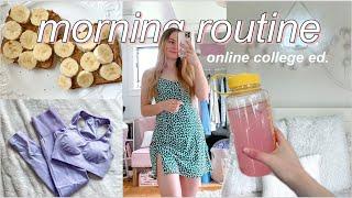 Spring Online College Morning Routine 2021 *realistic, productive, vlog style* // Isabella LoRe