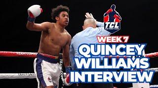 Amir Tyson Interviews Quincey Williams First TKO Victory