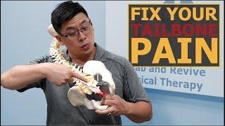 Tailbone Pain? The Best Exercise To FIX It | Coccyx Heel Press