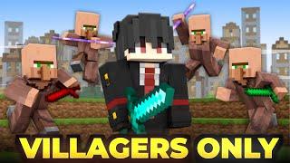 I Snuck Into a 'VILLAGER ONLY' Minecraft Server!