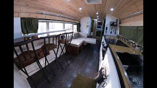 Luxury Tiny Home in 15 Minutes! - Skoolie!!