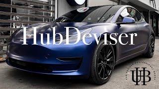 HubDeviser特斯拉Tesla Model3 全車消光犀牛皮