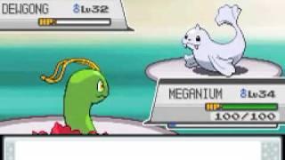 Pokemon Soul Silver Battle vs Leader Pryce