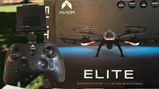 AVIER Elite Quadcopter Drone Unboxing/Flight Testing/Camera Testing