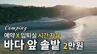 2025년에도 행복이랑캠핑과 같이가요!/입 퇴실 시간 자유!/바다 앞 솔밭 야영장 2만원!/카페 식당 편의시설 많아요!/카라반 캠핑카 차박 텐트 모두 가능/강아지/Camping