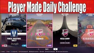 Forza Horizon 5 Player Made Daily Challenge Play any Eventlab from the Creative Hub