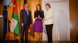 Queen Rania’s speech after receiving the Walther Rathenau Prize