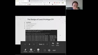 Wenjing Wu - Game to Dethrone: A Least Privilege CTF (OWASP Portland, Oregon)