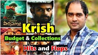 #Director #Krish all movies budget & collections || hits and flops List #HariHaraVeeraMallu  Movie