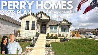 Perry Homes 2373 Plan @ Carpenter Hill in Buda, Tx.