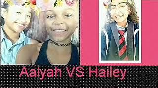 Aaliyah vs Hailey dance musical.ly complications