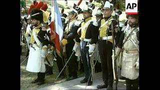 VOICER Soldiers from Napoleon's army are re-buried in military ceremony