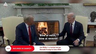 Biden l-a primit pe Trump la Casa Albă, pentru a marca „transferul pașnic” al puterii