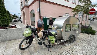 Zum Fahrradwohnwagentreffen nach Merkendorf. Mai 2024.