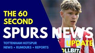 THE 60 SECOND SPURS NEWS UPDATE: Club "Leading the Race" For 19 Year Old, "Difficult!" For Paratici