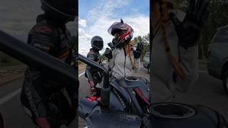 I almost had a heart attack  (@sp.mt10 on IG) Recorded with insta360 X4 link in bio #bikerchick