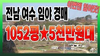 [부동산추천] 전남 여수 토지(임야) 1,052평 5천만원대! 부동산 경매/ 권리분석 음성+자막v