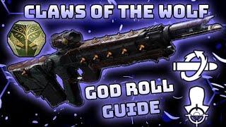 GOD ROLL GUIDE ON CLAWS OF THE WOLF in Destiny 2