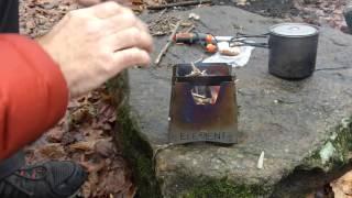 Tato Element Wood Stove & Sandy Cookie Burn Test