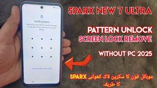 Sparx Neo 7 Ultra Hard reset | Sparx Neo 7 Ultra Pattern Unlock | #Sparx Neo 7 ultra |