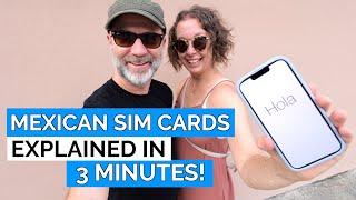 SIM cards in Mexico explained in 3 minutes – while we shop at La Comer! | SIM card and Airalo eSIM