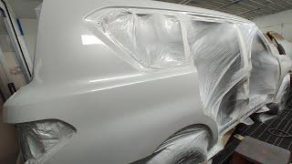 Nissan Patrol Respray, Clear Coat Stage