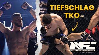 Unerwartete Wendung: Lowblow-TKO beim Co Main Event von NFC 18 in Frankfurt | Sayed Murtaza VS Taso