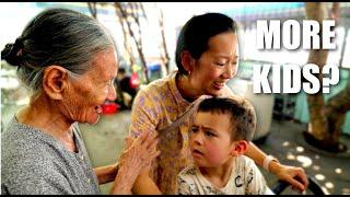 How Vietnamese People React to Her 3 Kids! Traveling Nha Trang, Vietnam 2023