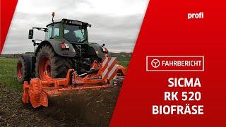 Fräst flach: Sicma RK 520 Biofräse | profi #fahrbericht