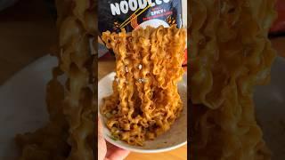 Trying Trader Joe’s NEW Spicy Squiggly Knife Cut Noodles  #traderjoes #traderjoesfinds #ramen