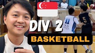 I watched 2nd BEST basketball league in Singapore