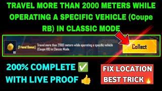 Travel more than 2000 meters while operating a specific vehicle (coupe rb) in classic mode