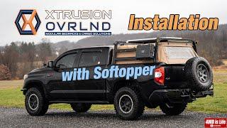 Xtrusion Overland Bed Rack Installation - over Softopper