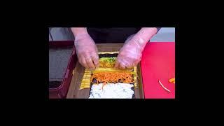 씹을수록 고소한 맛이 느껴지는 대왕 명태튀김김밥 명태회김밥 양념멍게김밥 양념낙지김밥? 속초 중앙시장 최대섭 대박김밥 pollack gimbap sea squirt kimbap