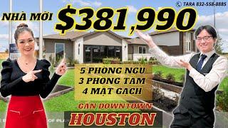 $381,990 NHÀ MỚI 5 Phòng Ngủ RỘNG THÊNH THANG ở Houston Texas | Nhà Đẹp Hoa Kỳ