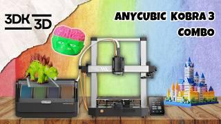 3DK 3D: Anycubic Kobra 3 Combo Ön İnceleme