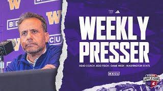 Head Coach Jedd Fisch Game Week Press Conference: Washington State