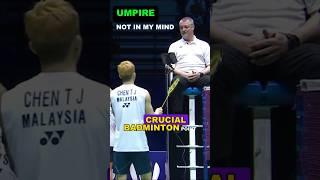 Toh Ee Wei FIGHTS Umpire Over Controversial Fault!?#toheewei #badminton #bwftv