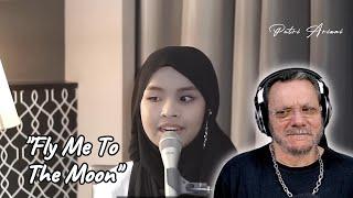 Putri Ariani | Fly Me To The Moon (Frank Sinatra cover) | First Time Reaction.