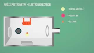 MS - Mass Spectrometry - Electron Ionization Animation