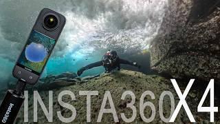 Insta360 X4 Underwater Test and Review