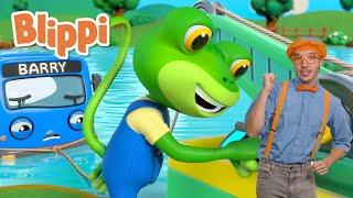 Gecko to the Rescue Song | Songs For Kids | Blippi & @GeckosGarage